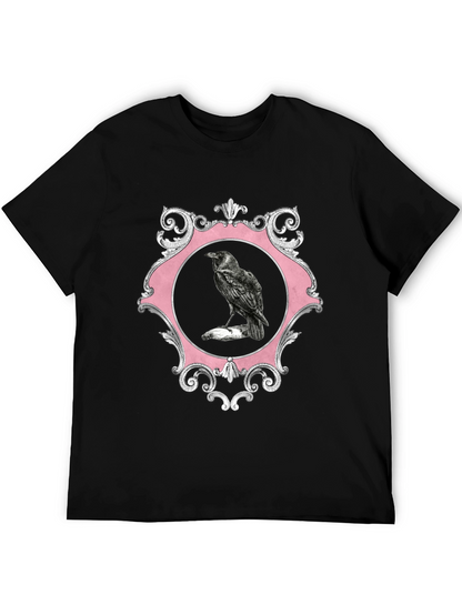 Raven Framed Graphic Tee - Mens Black T-Shirt