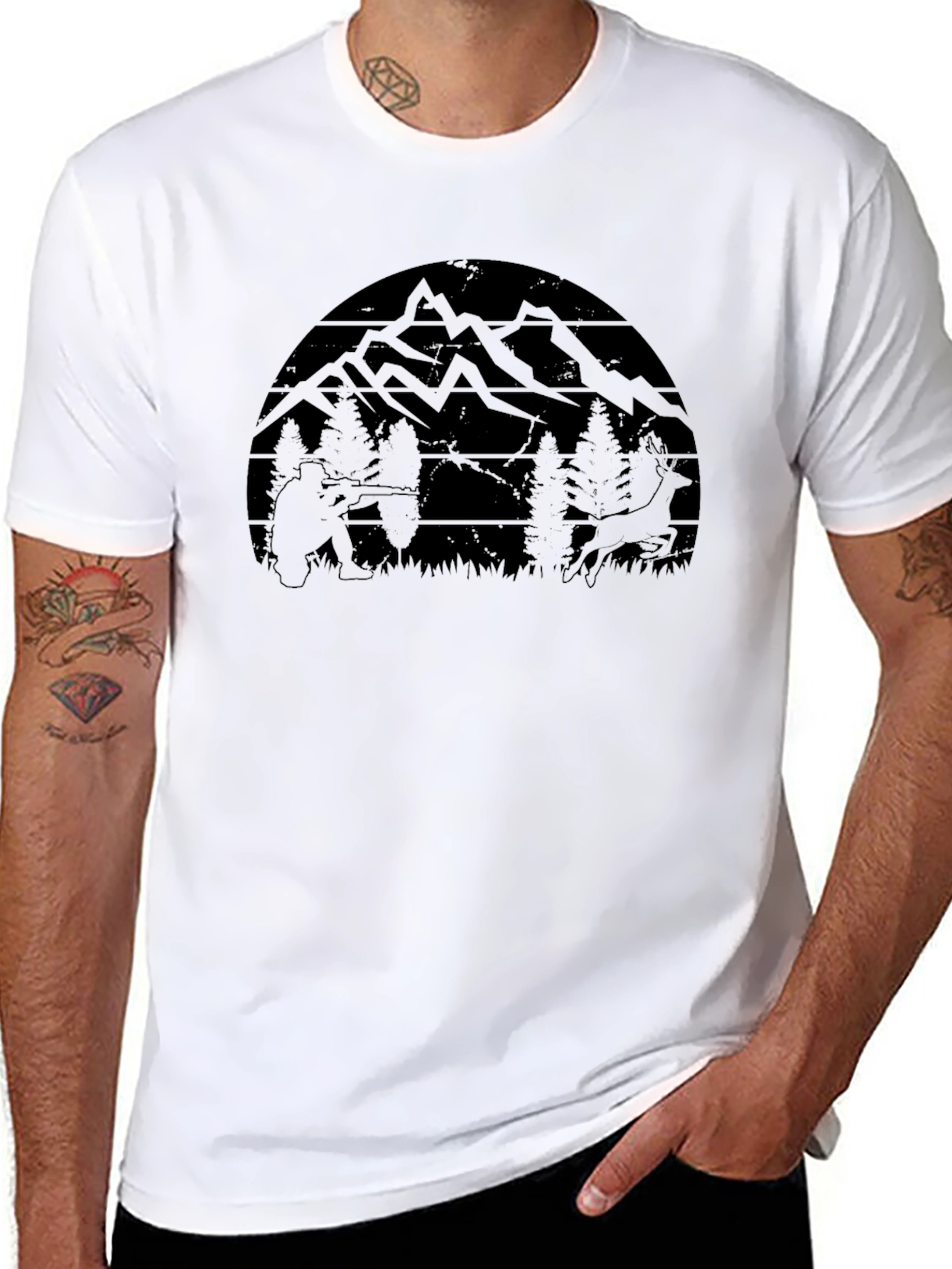Mountain Hunter Black T-Shirt