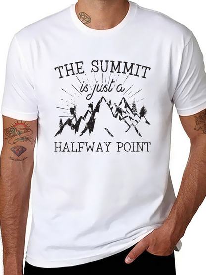 Summit Halfway Point Black Graphic Tee