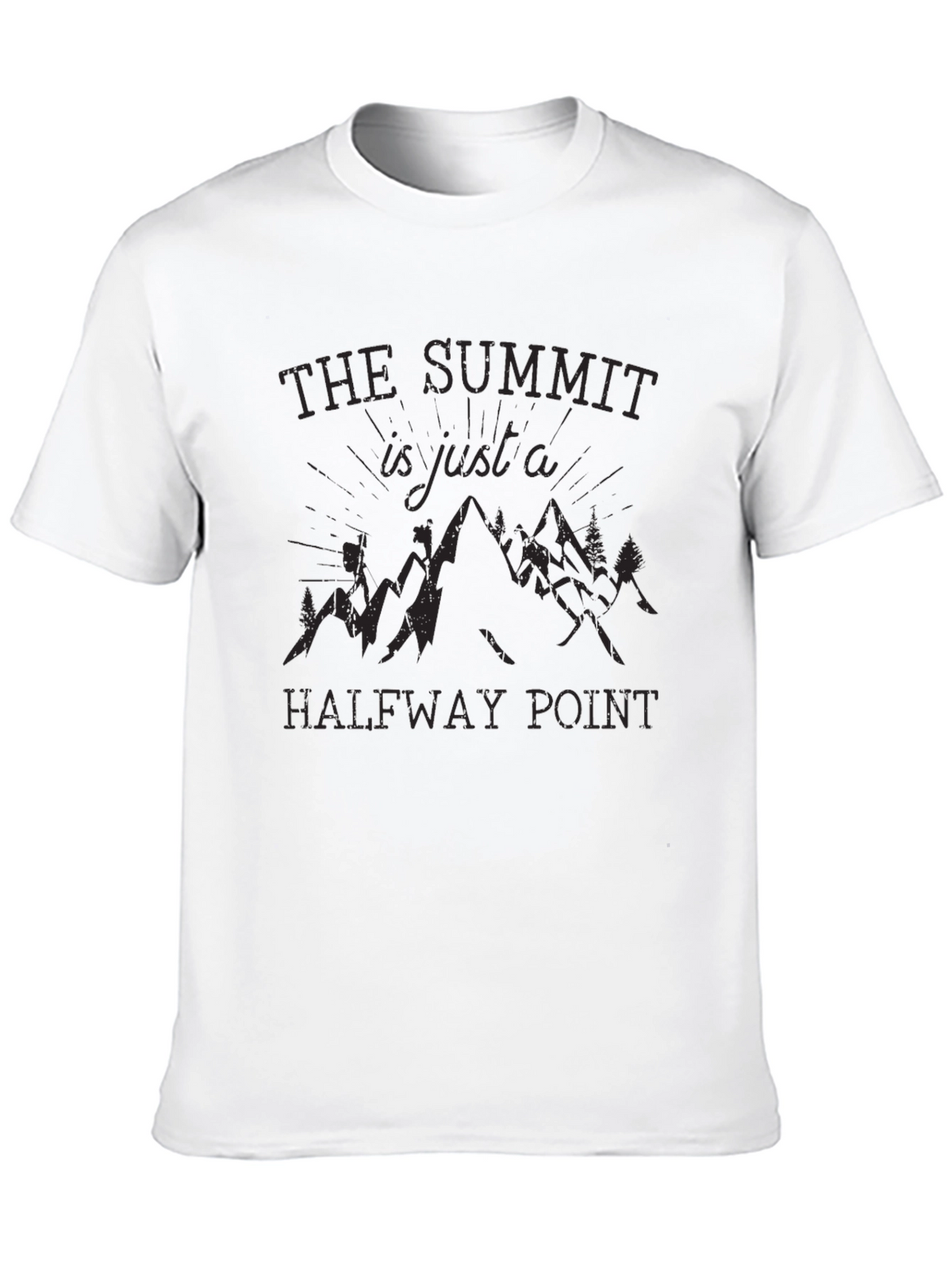 Summit Halfway Point Black Graphic Tee