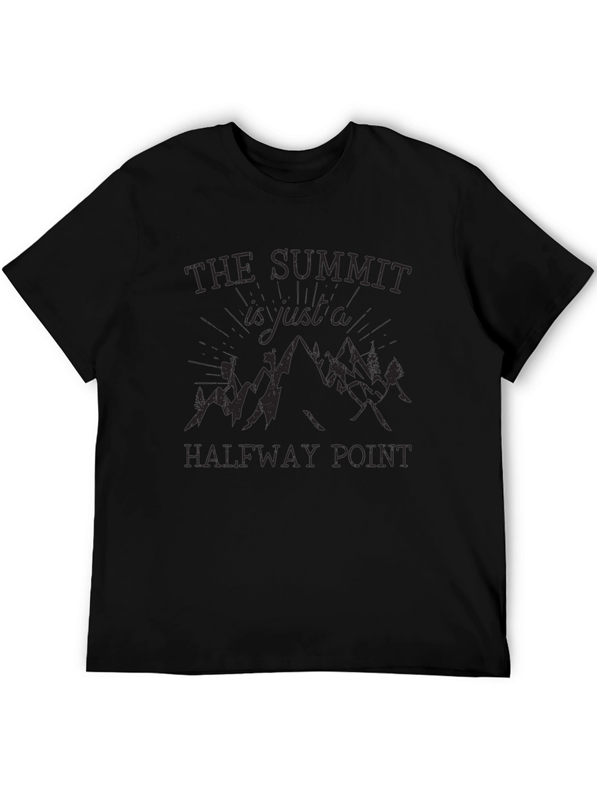 Summit Halfway Point Black Graphic Tee