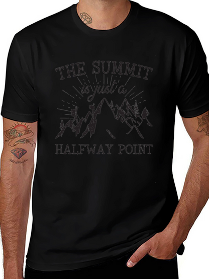 Summit Halfway Point Black Graphic Tee