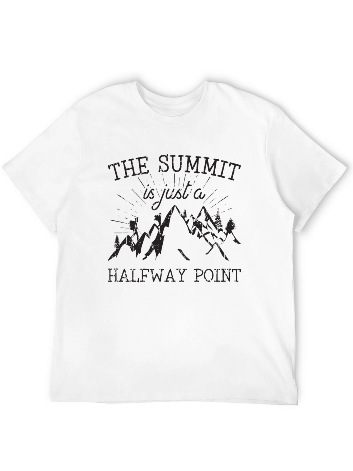 Summit Halfway Point Black Graphic Tee