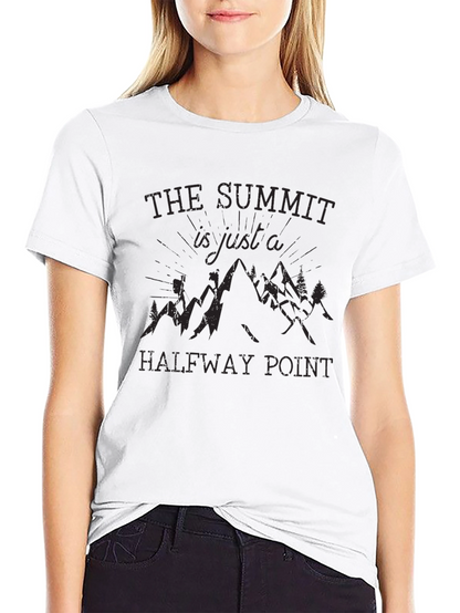 Summit Halfway Point Black Graphic Tee