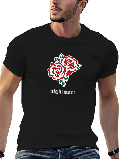 Nightmare Roses Graphic Tee - Black