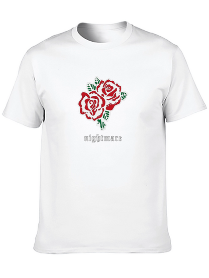Nightmare Roses Graphic Tee - Black