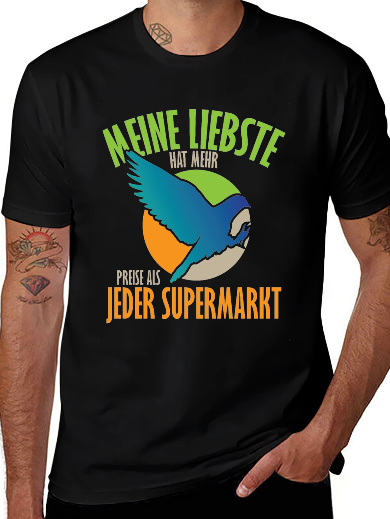 Meine Liebste Graphic T-Shirt - Black