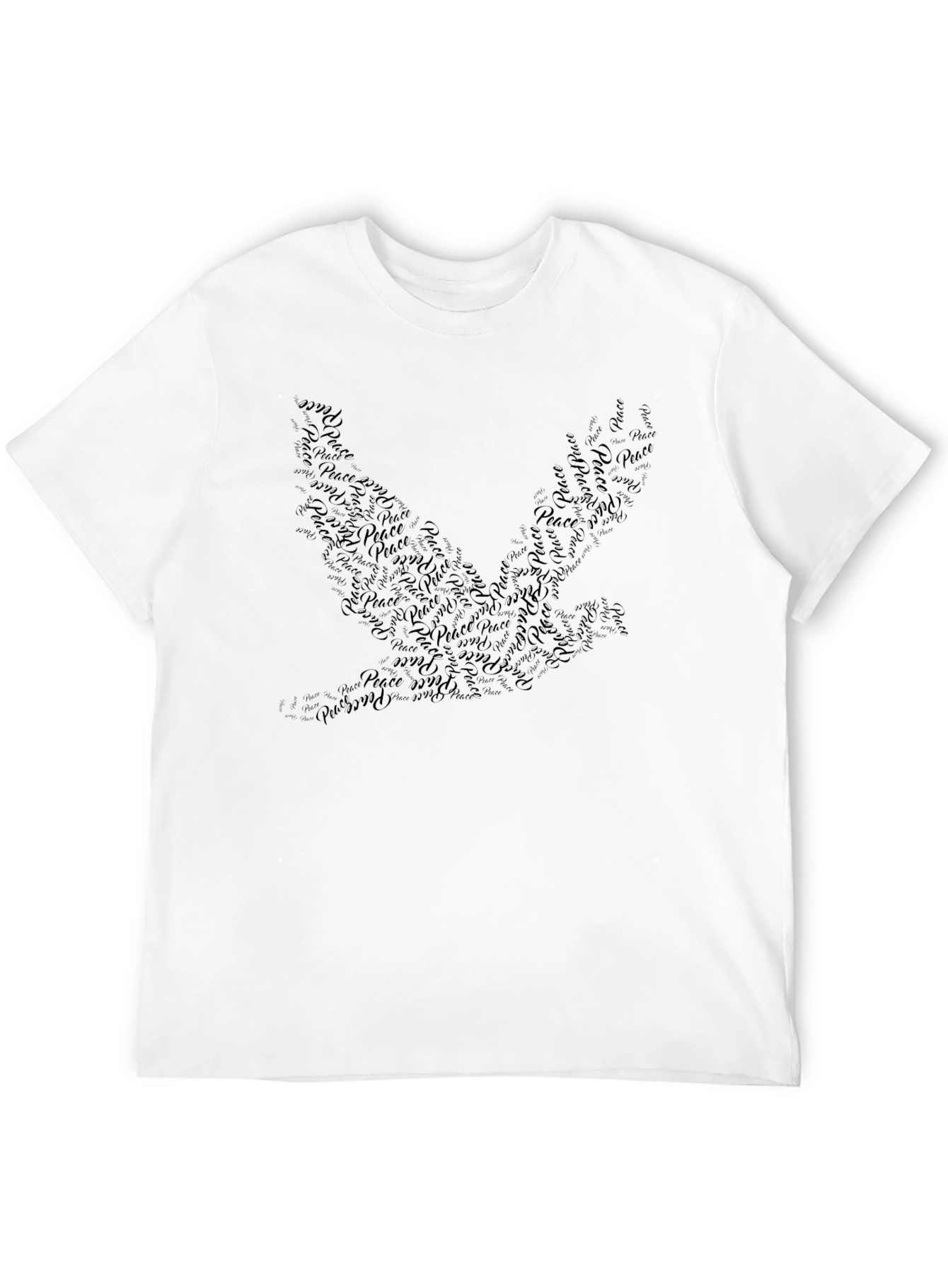 Dove Peace Symbol Graphic Tee - Stylish Mens Shirt