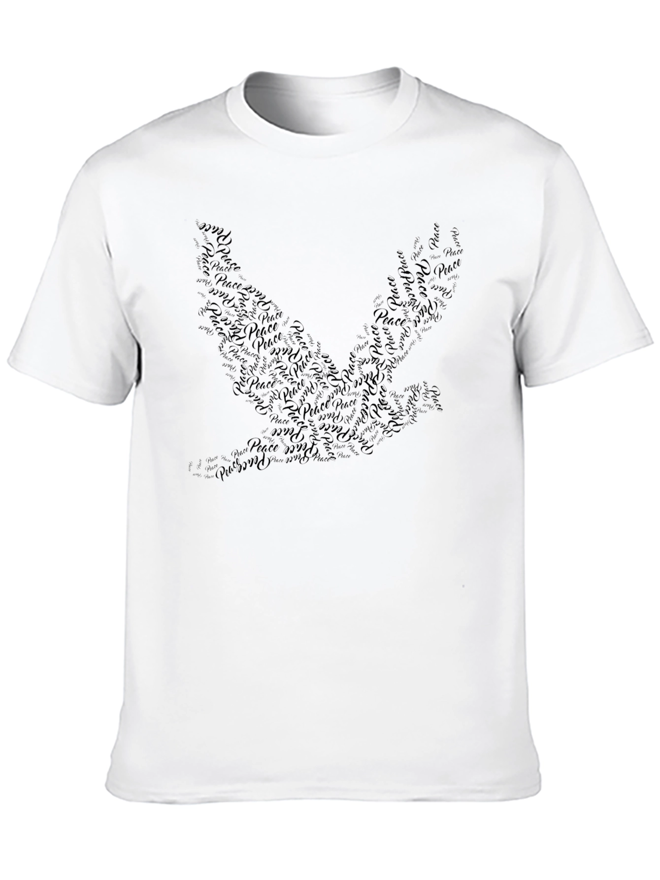 Dove Peace Symbol Graphic Tee - Stylish Mens Shirt
