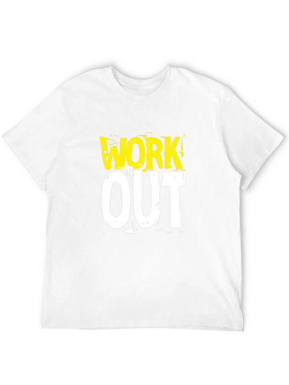Work Out Graphic Print T-Shirt