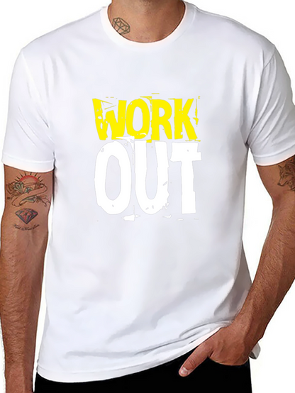 Work Out Graphic Print T-Shirt