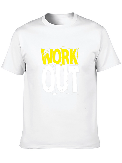 Work Out Graphic Print T-Shirt