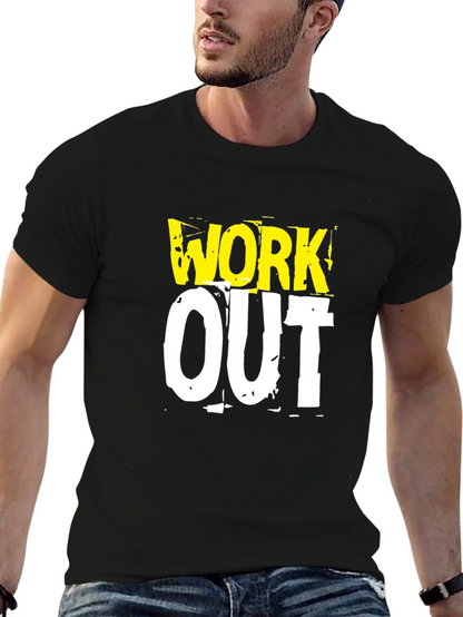 Work Out Graphic Print T-Shirt
