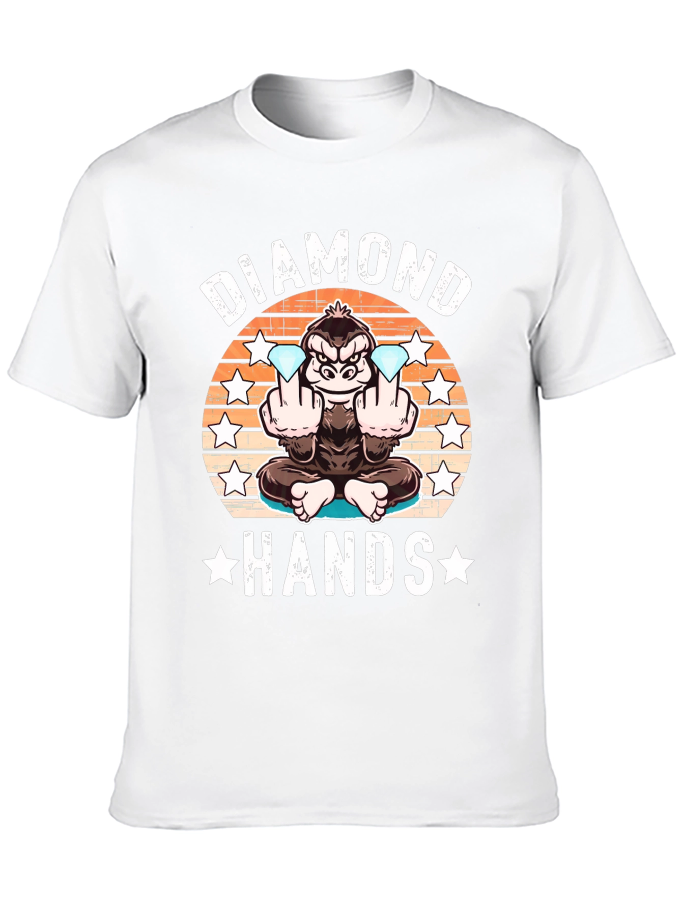 Diamond Hands Gorilla Graphic Tee