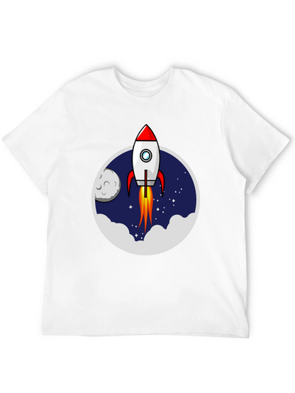 Rocket Launch T-Shirt - Space Adventure Graphic Tee