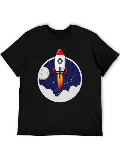 Rocket Launch T-Shirt - Space Adventure Graphic Tee