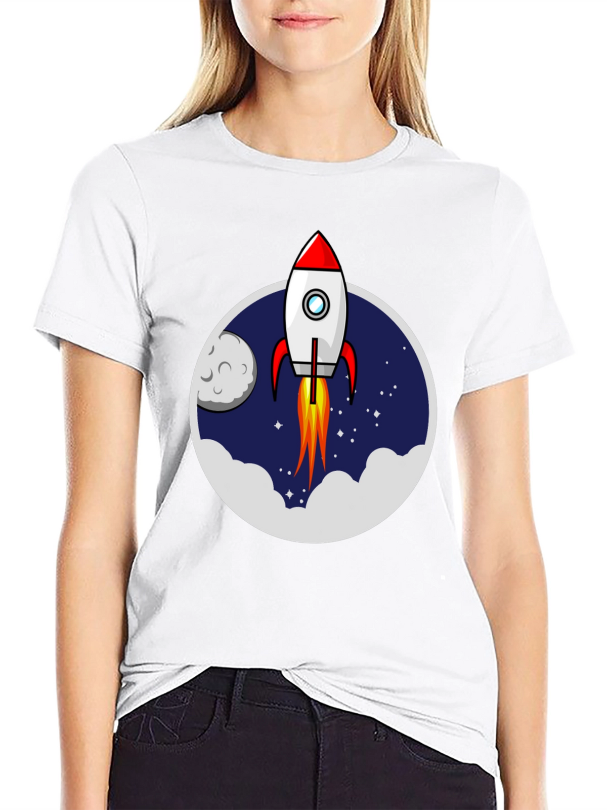 Rocket Launch T-Shirt - Space Adventure Graphic Tee