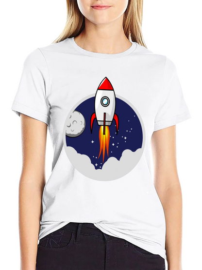 Rocket Launch T-Shirt - Space Adventure Graphic Tee