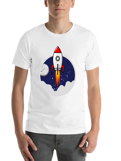 Rocket Launch T-Shirt - Space Adventure Graphic Tee