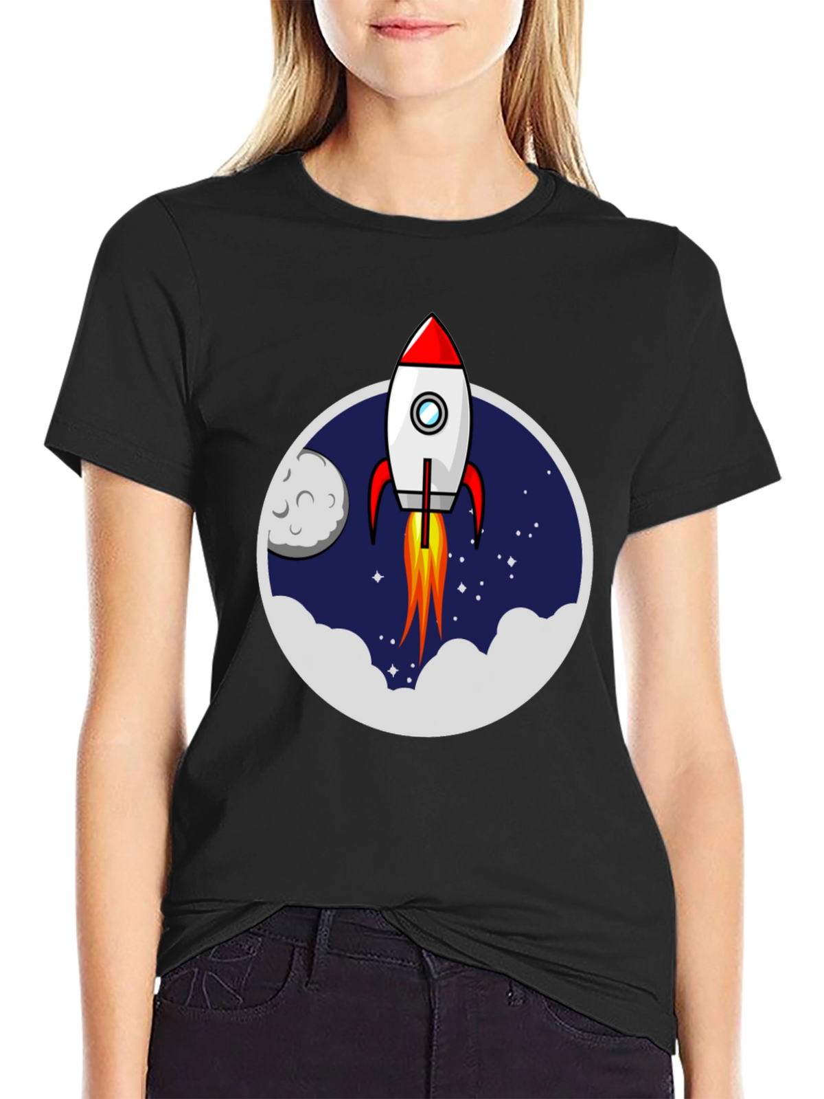 Rocket Launch T-Shirt - Space Adventure Graphic Tee