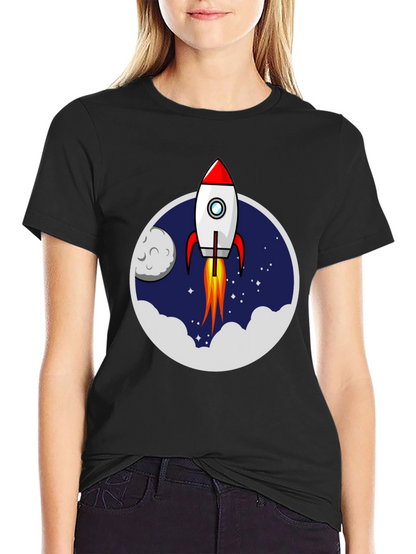 Rocket Launch T-Shirt - Space Adventure Graphic Tee