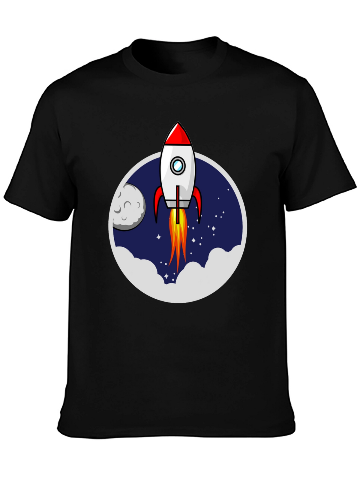 Rocket Launch T-Shirt - Space Adventure Graphic Tee