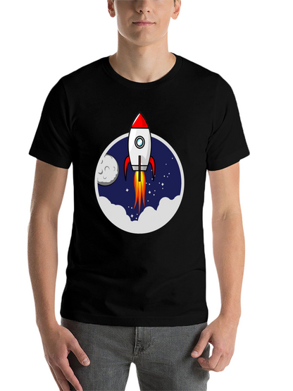 Rocket Launch T-Shirt - Space Adventure Graphic Tee