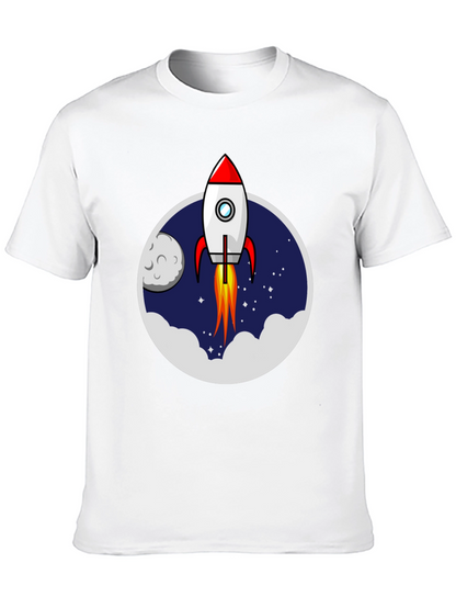 Rocket Launch T-Shirt - Space Adventure Graphic Tee