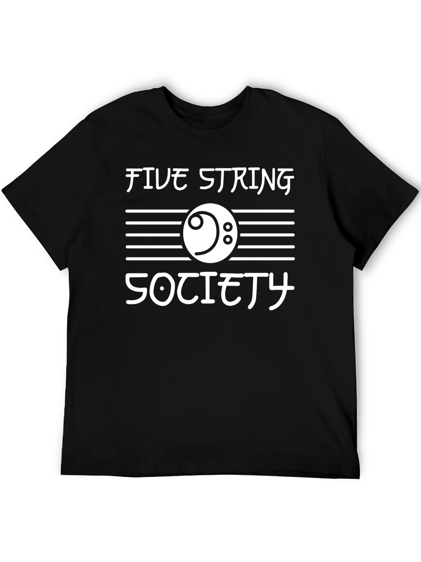 Five String Society Black T-Shirt