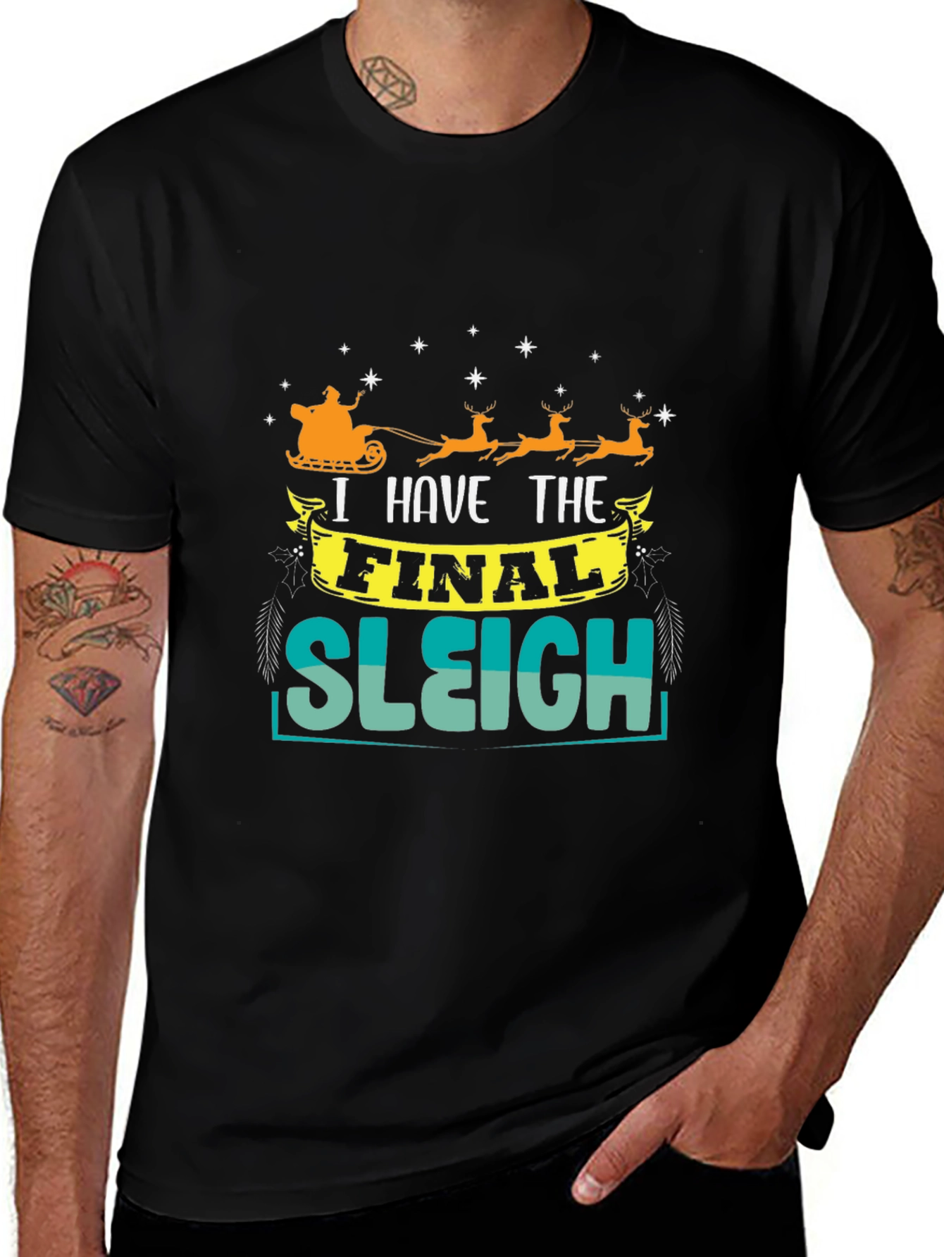 Final Sleigh Graphic T-Shirt