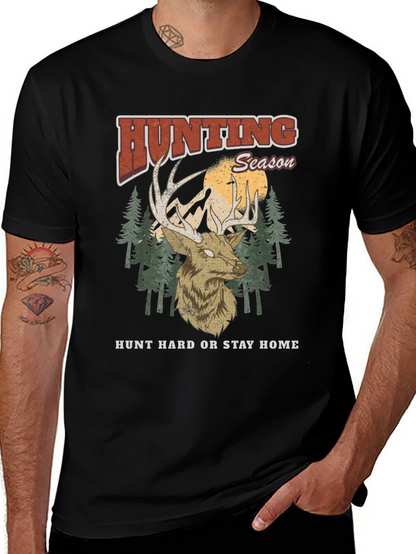 Hunting Season Deer Graphic T-Shirt