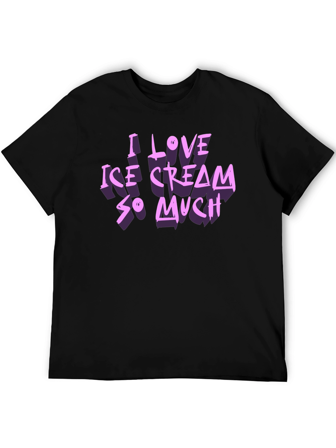 I Love Ice Cream So Much Graphic T-Shirt