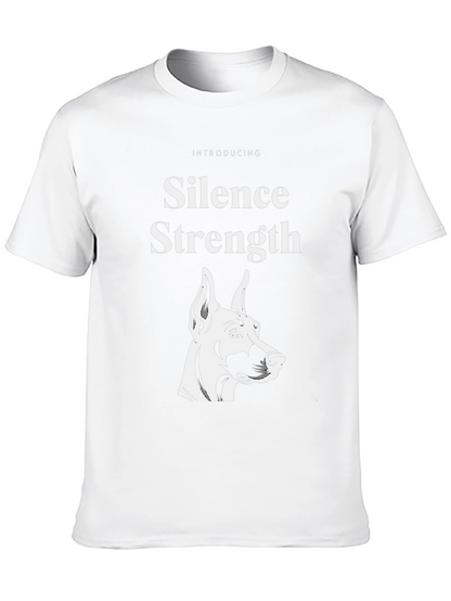Silence & Strength Dog T-Shirt