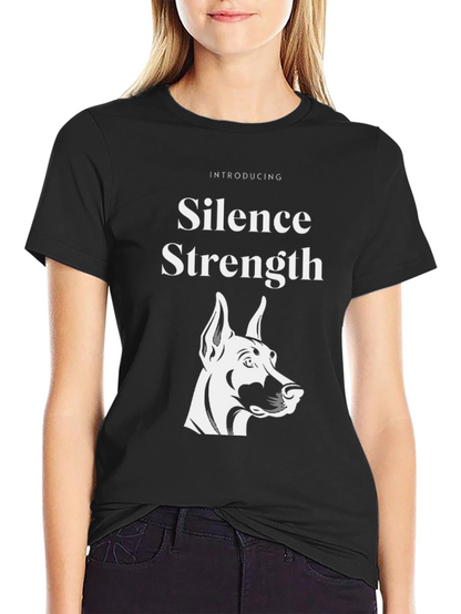 Silence & Strength Dog T-Shirt
