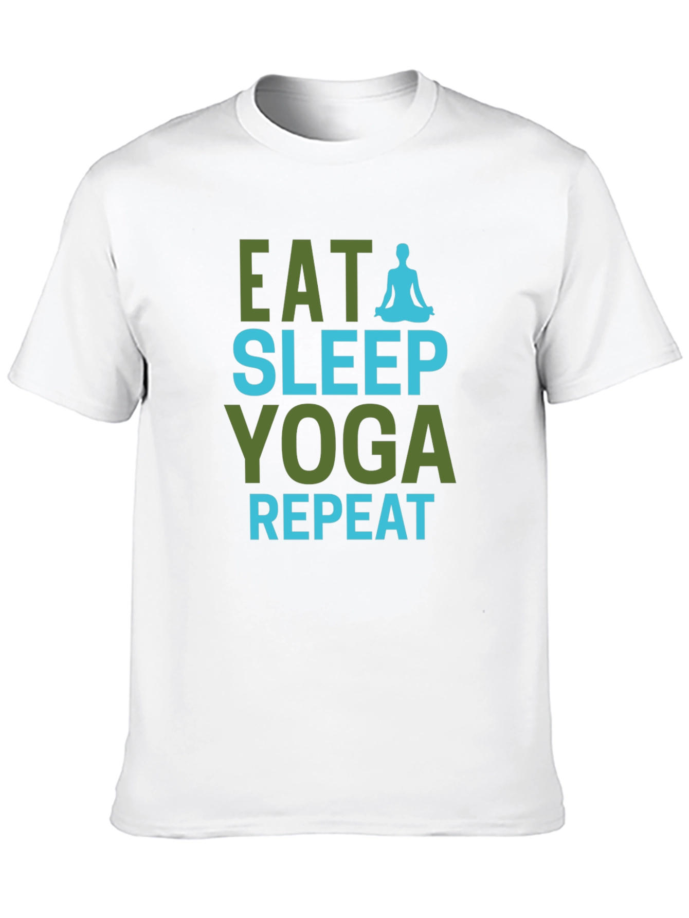 Eat Sleep Yoga Repeat Graphic Tee