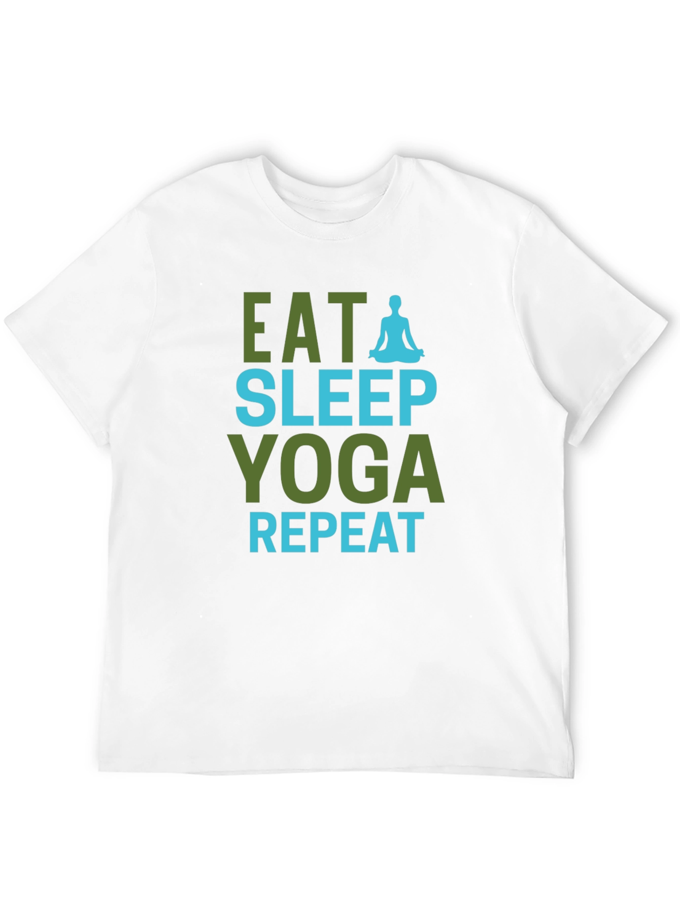 Eat Sleep Yoga Repeat Graphic Tee