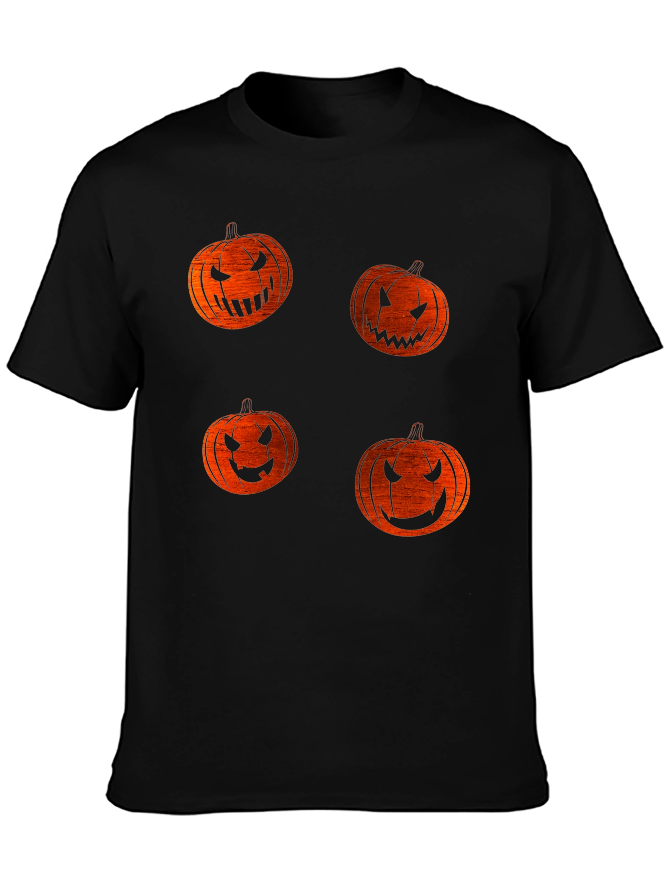 Halloween Pumpkin Face T-Shirt - Spooky Season