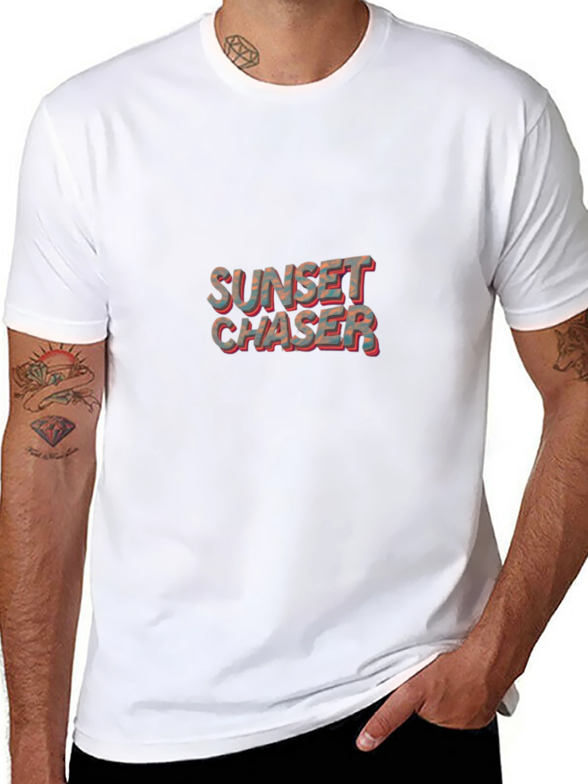 Sunset Chaser Graphic Tee - Retro Style