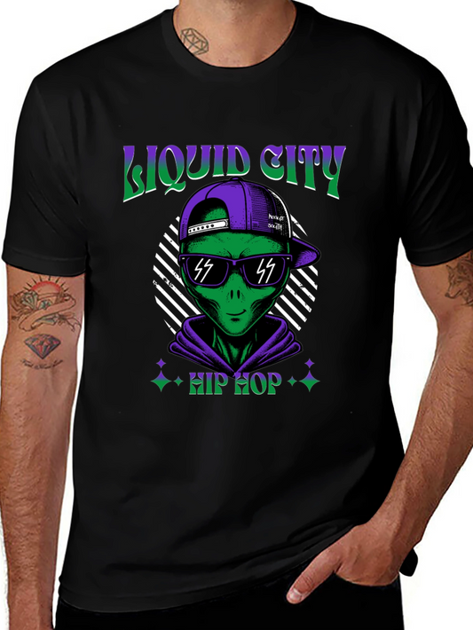 Liquid City Hip Hop Alien Graphic Tee