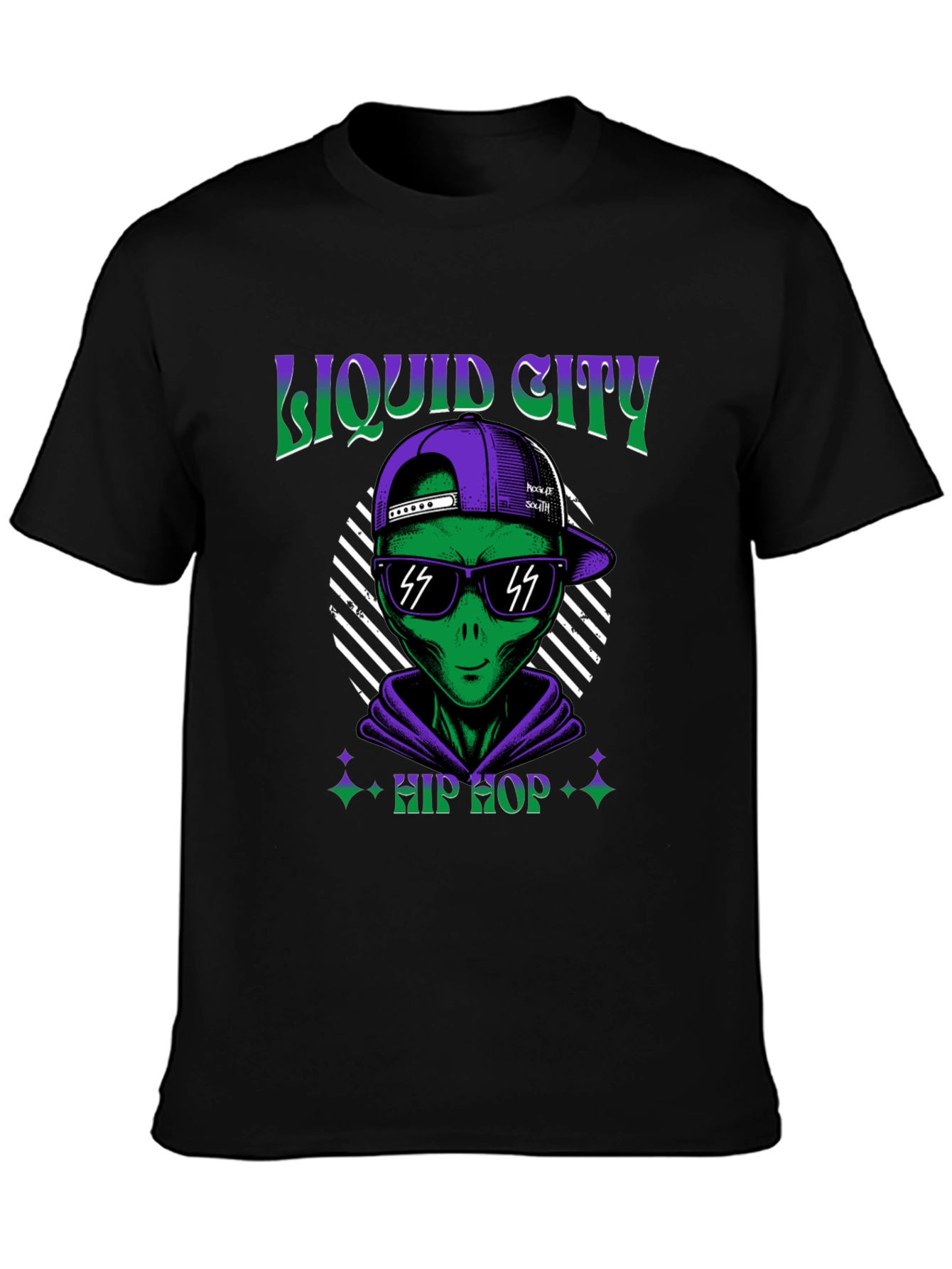 Liquid City Hip Hop Alien Graphic Tee