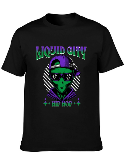 Liquid City Hip Hop Alien Graphic Tee