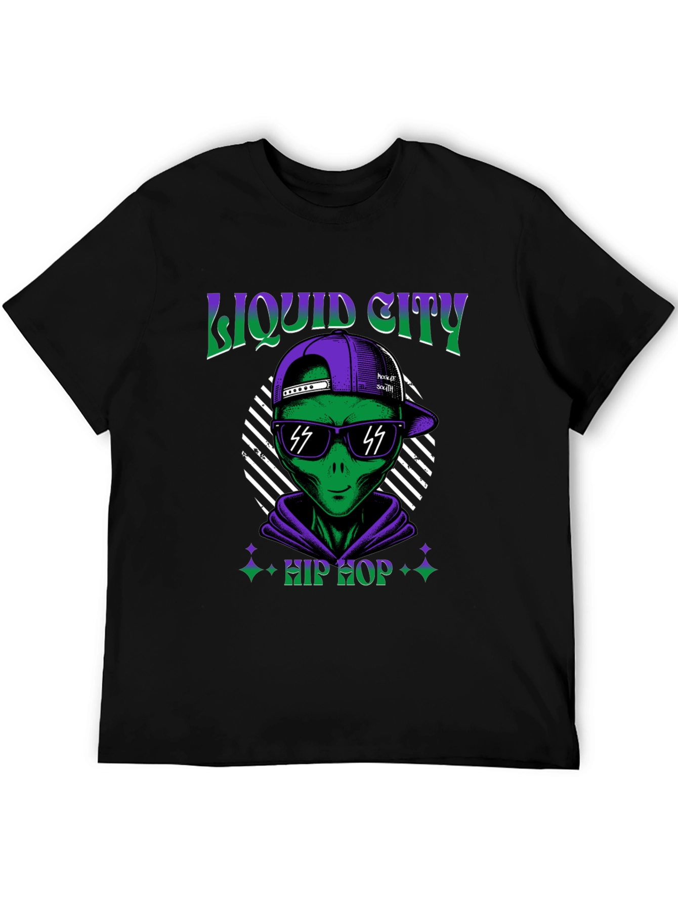 Liquid City Hip Hop Alien Graphic Tee