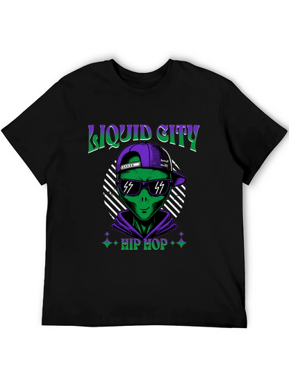 Liquid City Hip Hop Alien Graphic Tee