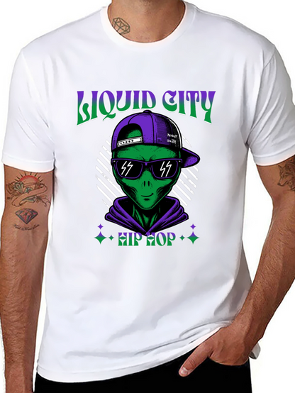 Liquid City Hip Hop Alien Graphic Tee