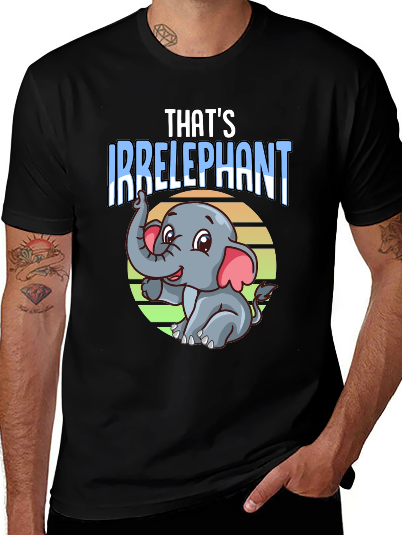 Irrelephant T-Shirt - Funny Elephant Graphic Tee