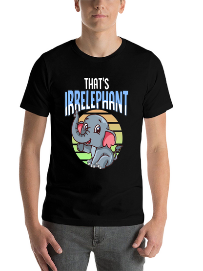 Irrelephant T-Shirt - Funny Elephant Graphic Tee