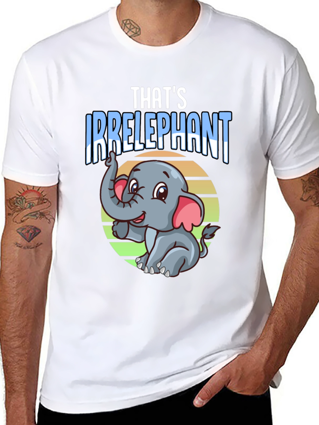 Irrelephant T-Shirt - Funny Elephant Graphic Tee