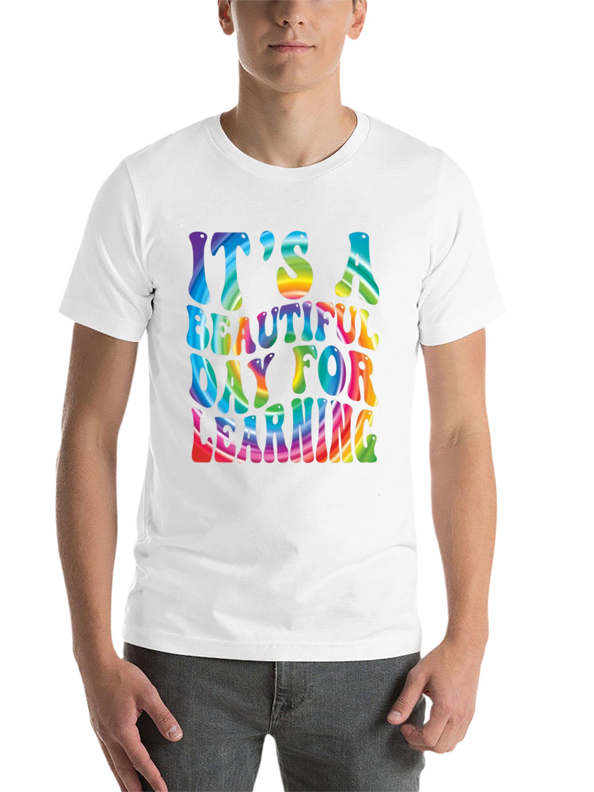 Its A Beautiful Day For Learning Rainbow T-Shirt