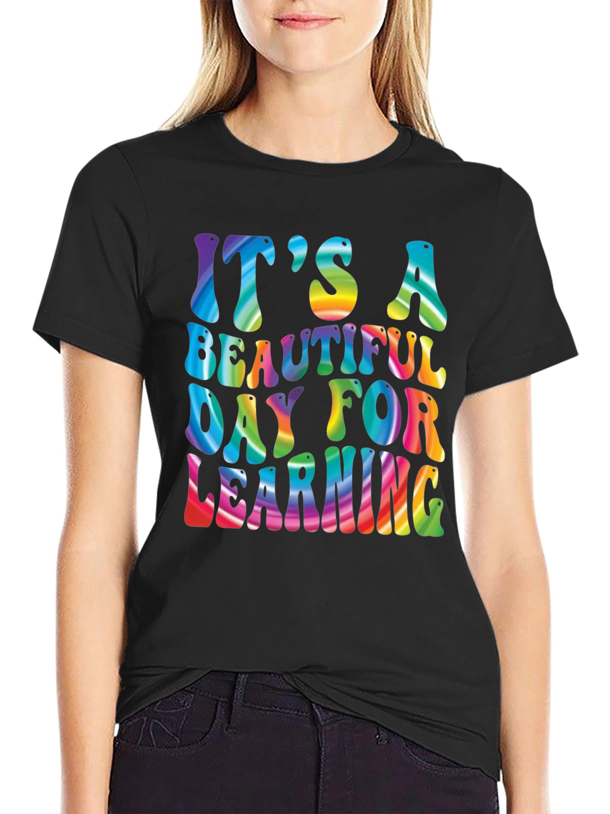 Its A Beautiful Day For Learning Rainbow T-Shirt