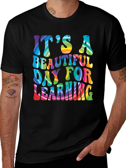 Its A Beautiful Day For Learning Rainbow T-Shirt